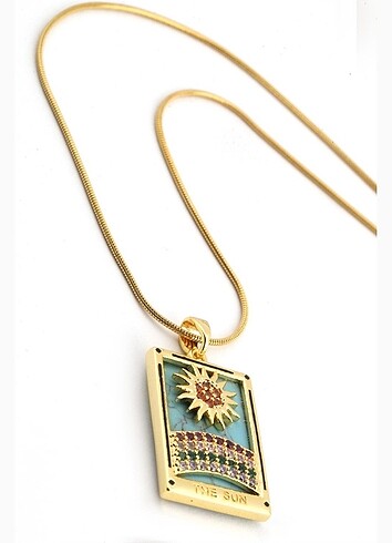 Çelik tarot kolye
