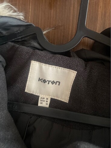 38 Beden gri Renk Koton kaban