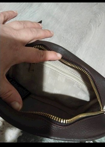 Pierre Cardin Kahverengi Desenli Kadın Deri Çapraz Çanta