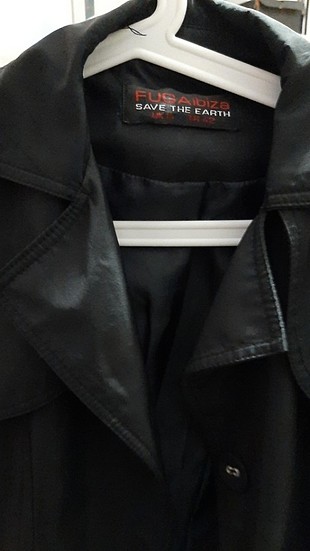 42 Beden Kadın siyah trenchcoat