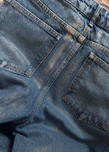 34 Beden mavi Renk Trendyol varaklı jeans