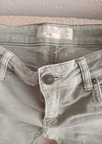 haki Normal Boy erkek Keten Pantolon - Görsel 3