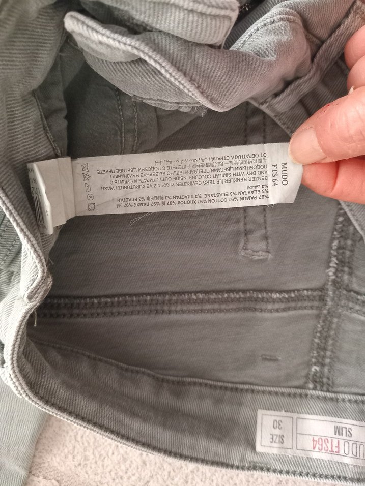 haki Normal Boy erkek Keten Pantolon - Görsel 5