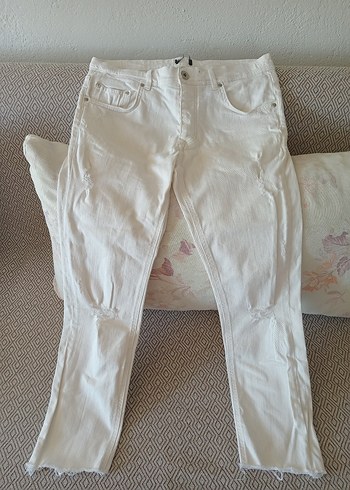 River Island Beyaz Denim Jean