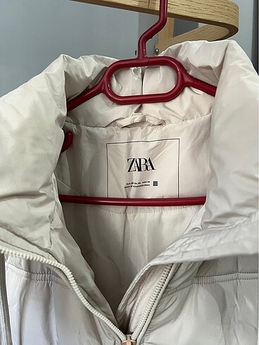 xs Beden Zara krem rengi kısa mont