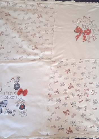 Beyaz Nakışlı Bebek Battaniyesi - Görsel 12