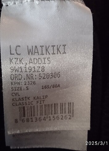 s Beden LCW S BEDEN