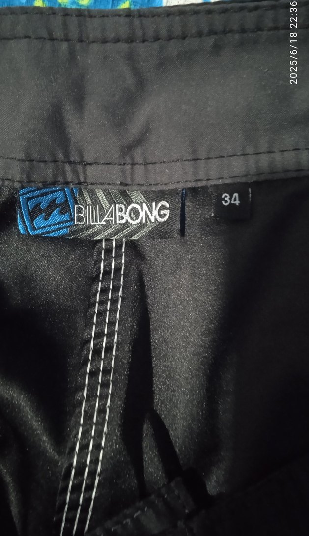 Billabong Siyah Fermuarlı Erkek Midi Yüzme Şortu - Görsel 3