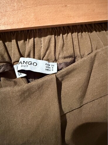 38 Beden haki Renk MANGO ŞALVAR MODEL PANTALON