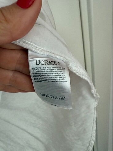 s Beden DEFACTO BEYAZ GÖMLEK