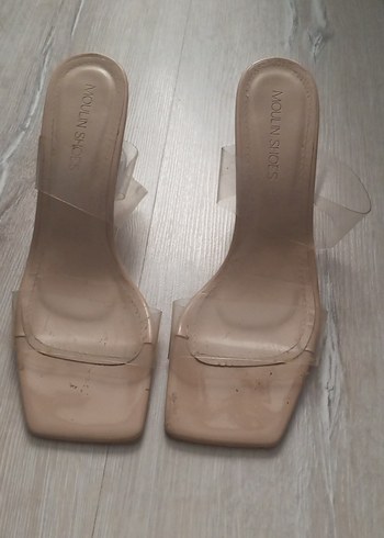 Trendyol & Milla Bej Stiletto Topuklu Kadın Terlik