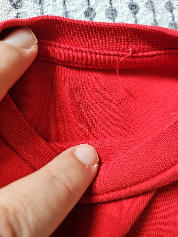 Kız Çocuk Kırmızı Uzun Kollu Basic Tişört - Görsel 3