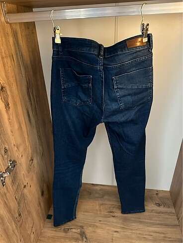 30 Beden Koton Lacivert Jeans Erkek Pantolon