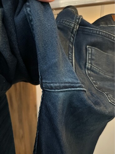 30 Beden lacivert Renk Koton Lacivert Jeans Erkek Pantolon