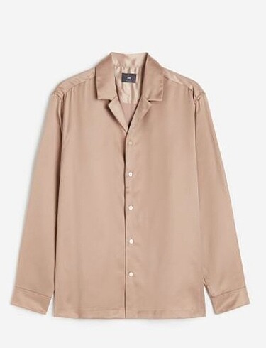 H&M Regular Fit Saten Erkek Gömlek