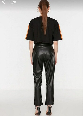 Trendyol Deri pantolon - Görsel 8