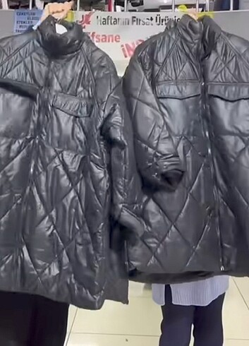 Zara Kapitone mont şişme mont