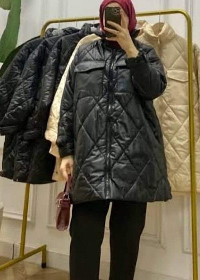 Kapitone mont şişme mont - Görsel 3