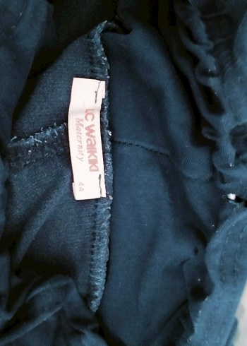 Lacivert Rahat Kesim Hamile Kadife Pantolon - Görsel 2