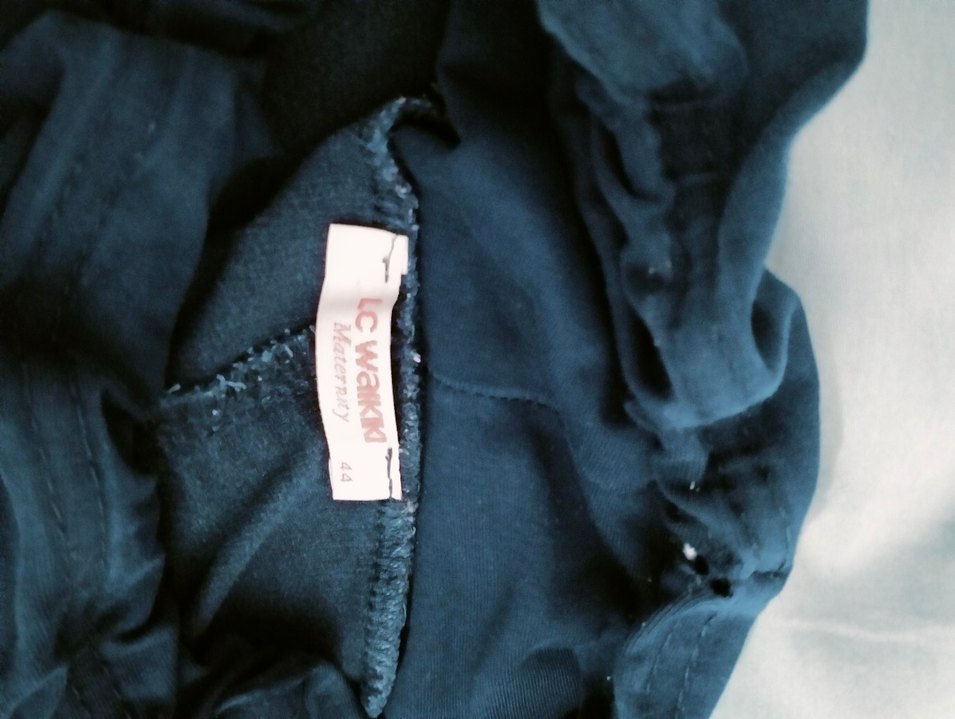 Lacivert Rahat Kesim Hamile Kadife Pantolon - Görsel 5