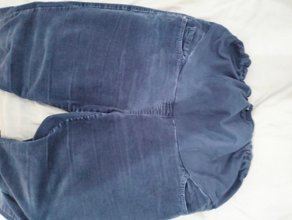 Lacivert Rahat Kesim Hamile Kadife Pantolon - Görsel 4