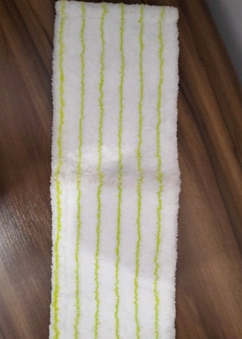 Çizgili Beyaz Mop bezi - Görsel 4