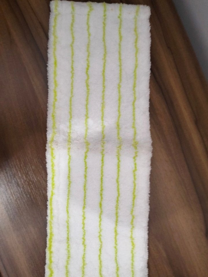 Çizgili Beyaz Mop bezi - Görsel 4