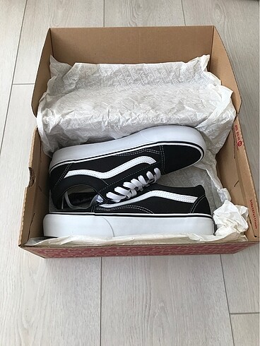 Vans Old Skool Platform Siyah Kadın Sneaker