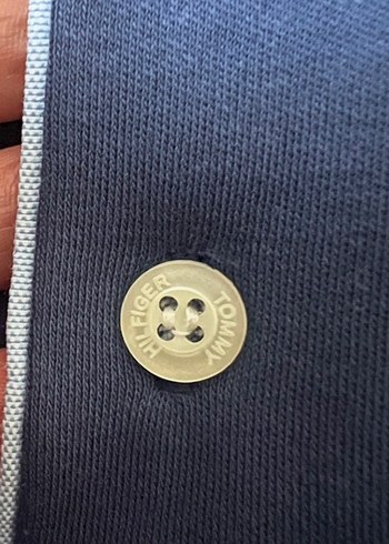 Tommy Hilfiger Tommy Hilfiger Erkek Lacivert Pamuk Polo Tişört