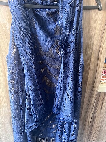 m Beden Sıfır dantel kadın kimono/olaj elbisesi