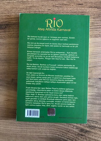 Rio Ateş Altında Karnaval Sanat Kitabı