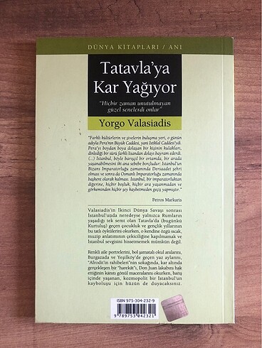 Tatavla'ya Kar Yağıyor