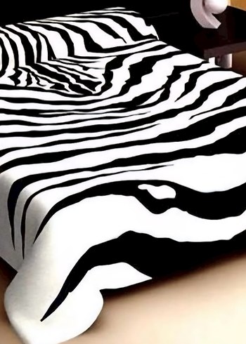 Zebra Desenli battaniye