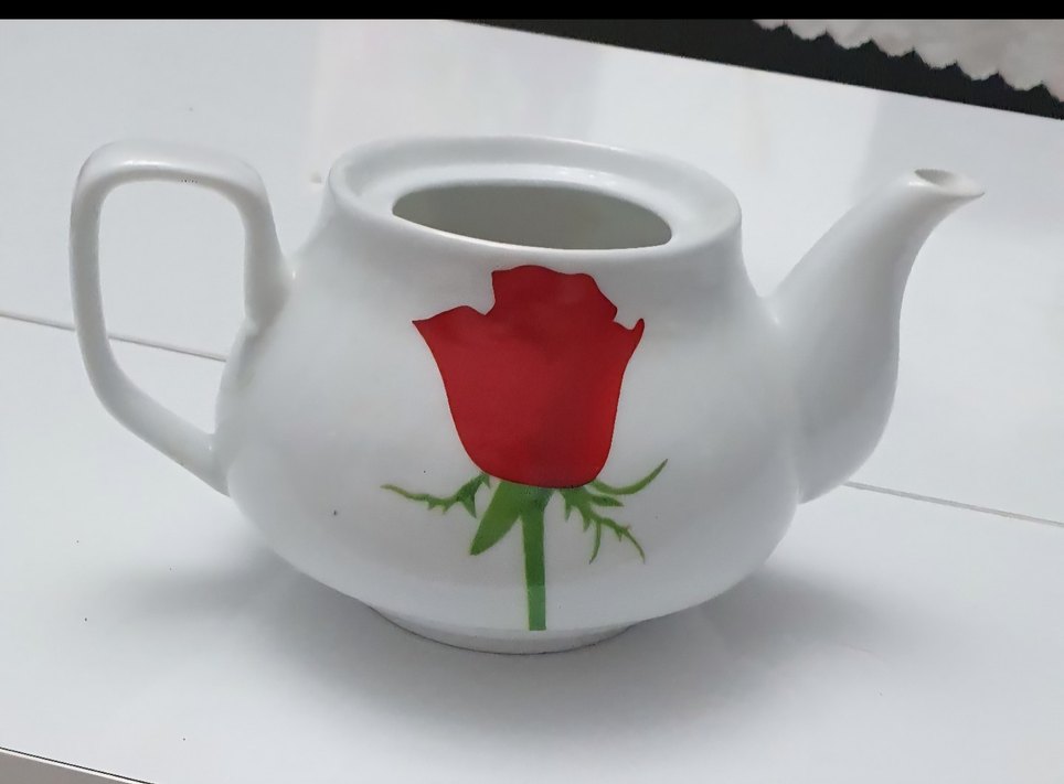 Özel Gül Desenli Beyaz Kahvaltı Takımı - Görsel 4