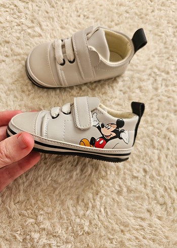 Bebek İlk Adım Ayakkabısı Beyaz - Görsel 3