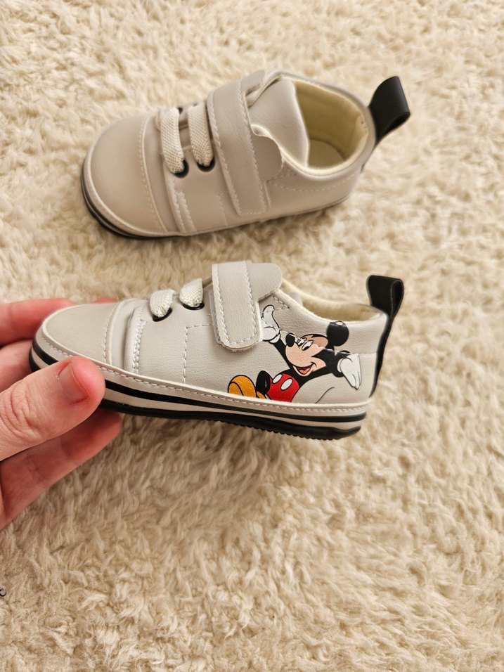 Bebek İlk Adım Ayakkabısı Beyaz - Görsel 3