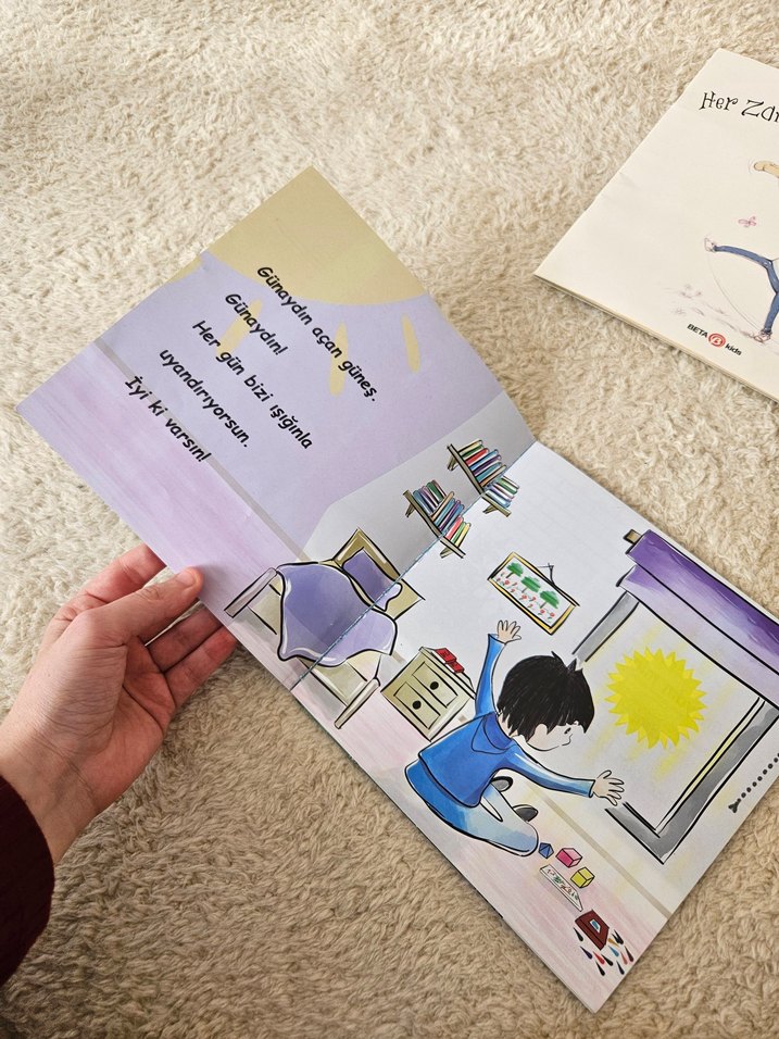 Çocuk Kitapları Seti - Renkli Ninniler ve Hikayeler - Görsel 4