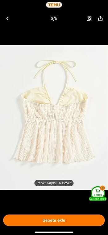 Bağlamalı askılı bluz - Görsel 2