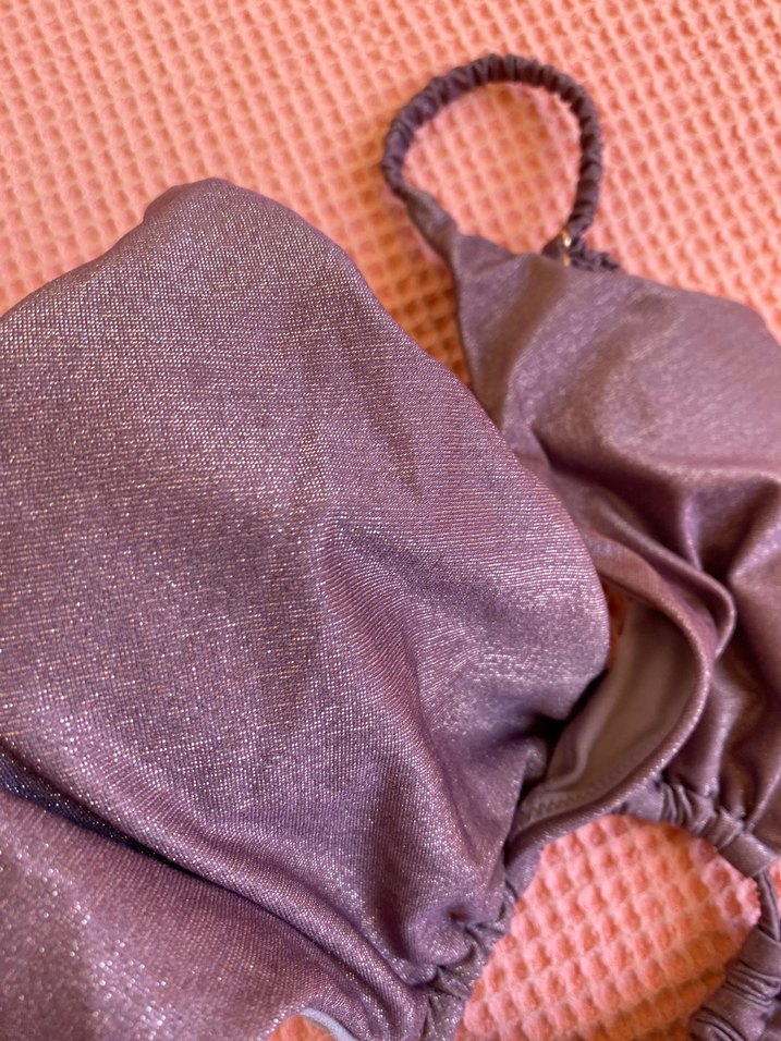 Mor Bohem Midi Strappy Mayo - Görsel 3