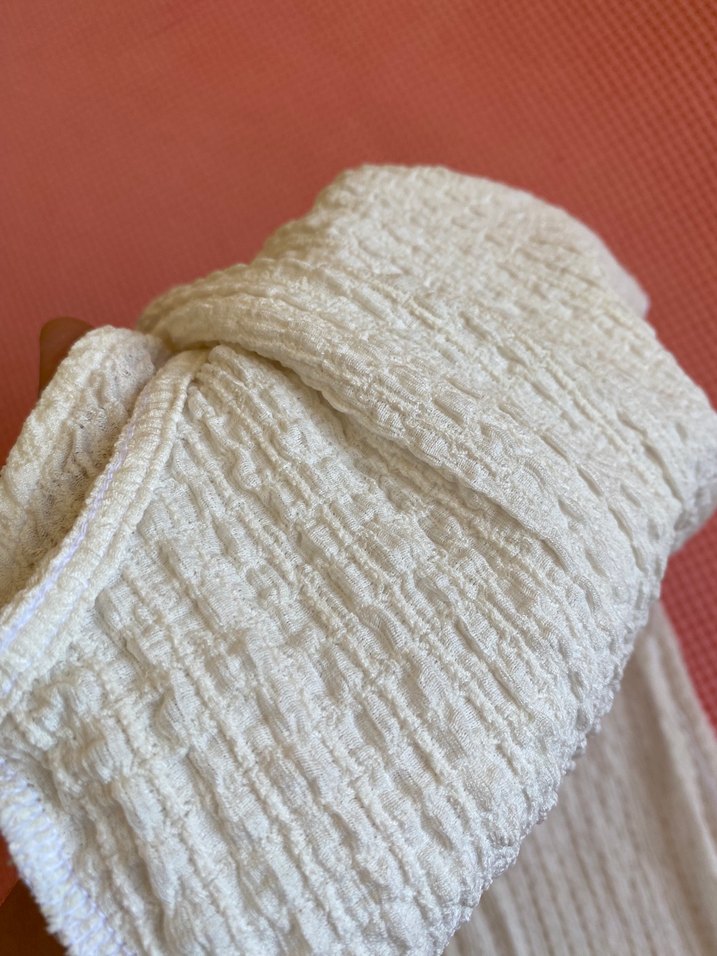 Beyaz Örme Kolsuz Midi Elbise - Görsel 2