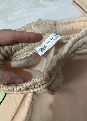 4 Yaş Beden kahverengi Renk Çocuk Baskılı Rahat Eşofman Takımı