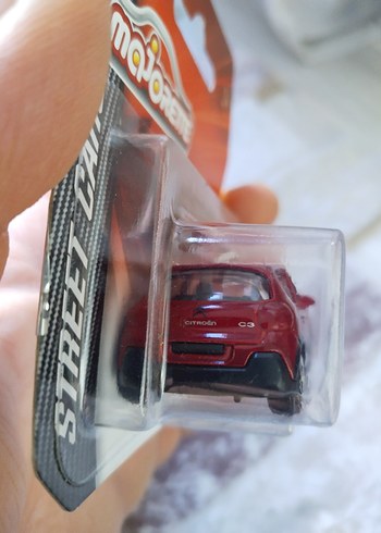 xs Beden kırmızı Renk Majorette Citroen model araba