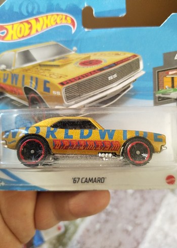 Hot Wheels Hot Wheels Sarı '67 Camaro model araba Eski Seri