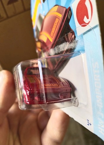 xs Beden Mazda RX-7 Hot Wheels model araba 2022 case