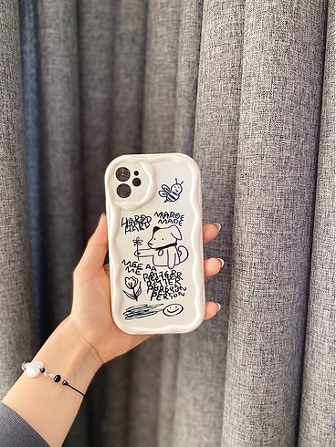 Iphone 11 doodle telefon kılıfı kaplık