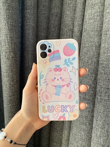 Kawaii Iphone 11 model telefon kılıfı kaplık