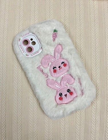 Tüylü peluş Iphone 11 kılıf