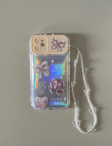 Aynalı kordonlu Iphone 11 kılıf