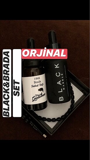 BLACK MARBLE SET + BRADA