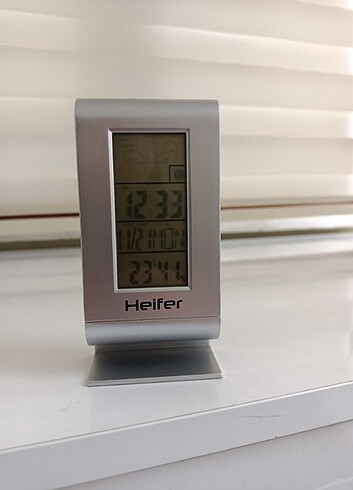 Heifer oda termometresi ve saat alarm nem takvim 